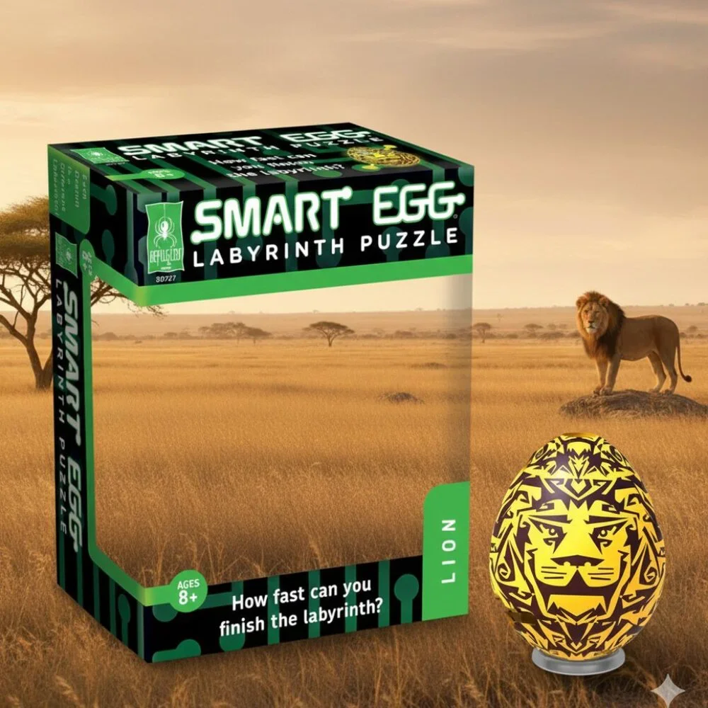 Smart Egg Lion 3D Labyrinth Puzzle